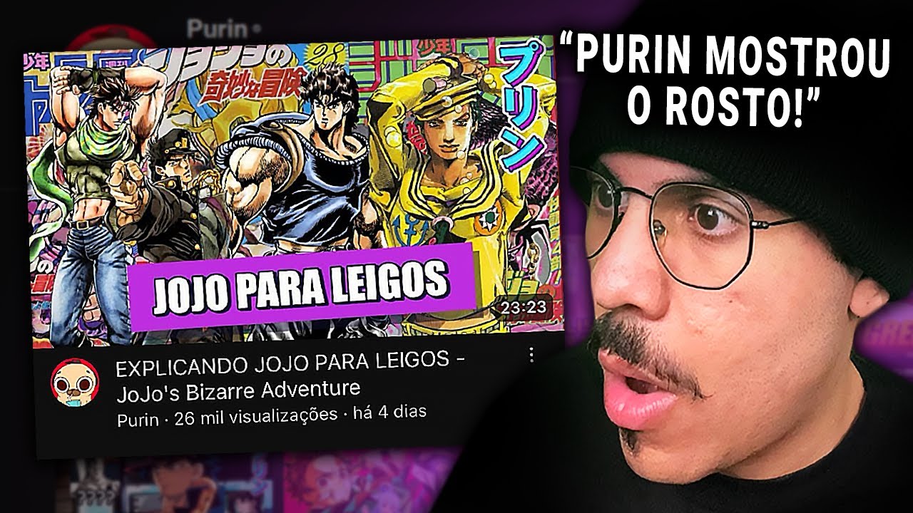 PURIN FAZ FACE REVEAL E EXPLICA JOJO PARA LEIGOS | Michi Reage (Purin)