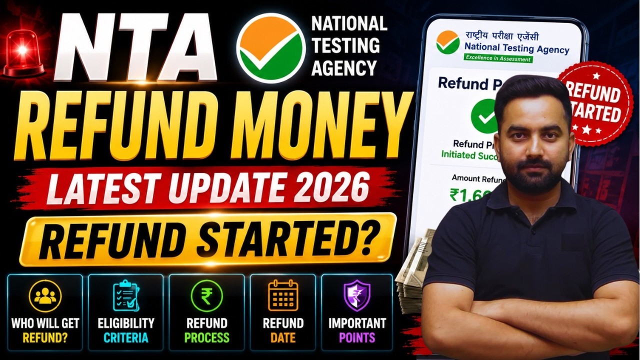 NTA Refund Money 2026 💰 Refund Started? Full Process | Who Will Get Refund? | Latest Update