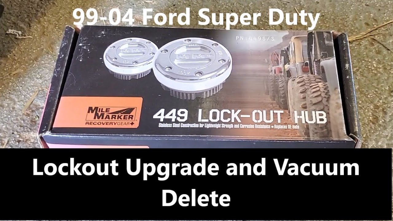 Super Duty Lockout Hub Upgrade and Vacuum Line Delete
