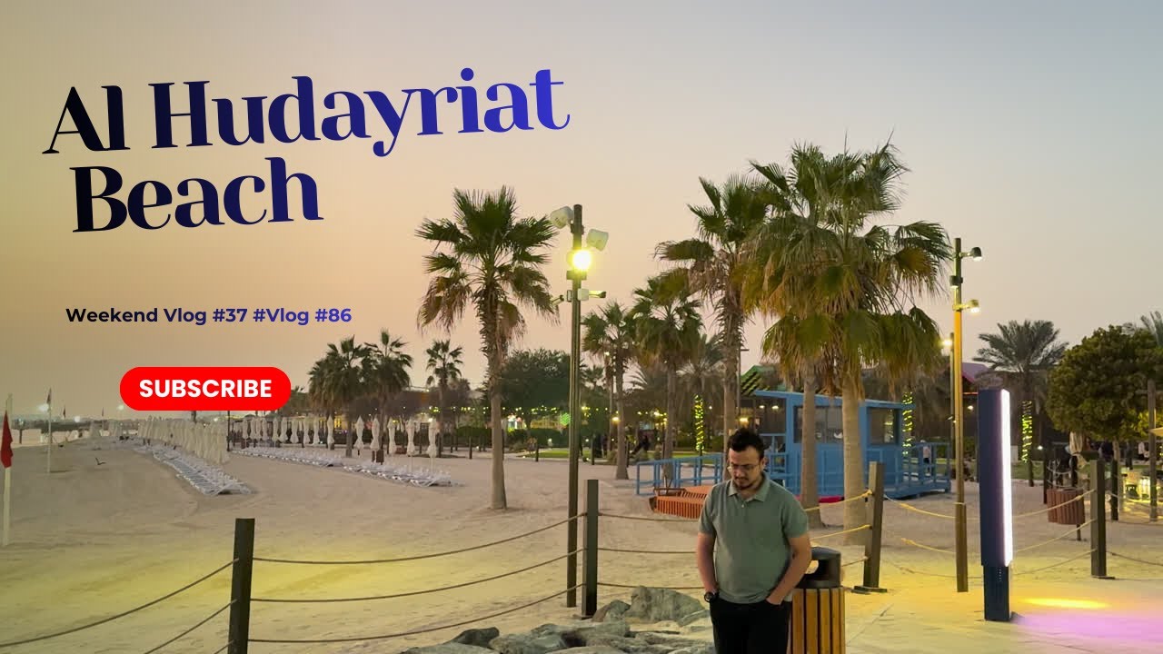 Unexpected Spotting LAMBORGHINI + Exploring Al Hudayriat Beach | Weekend Vlog #37 #Vlog #86