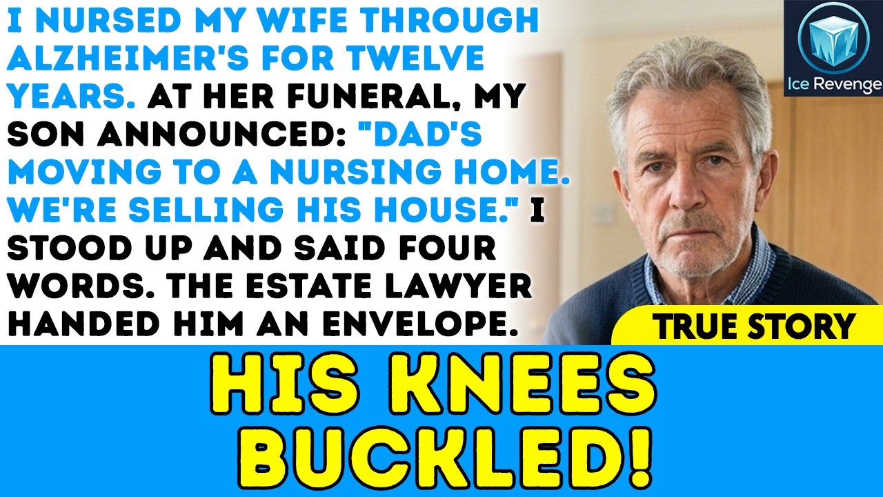 I Took Care Of My Wife For 12 Years. At The Funeral, My Son Said Words That Made Everyone Freeze