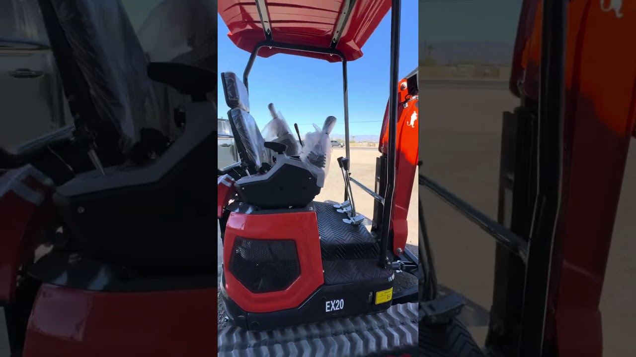 2025 Bull Ex20 Diesel Mini Excavator Walkaround and Demo Video