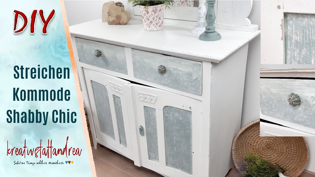 DIY - Shabby Chic | Möbel mit Kreidefarbe streichen | Farbverlauf gestalten