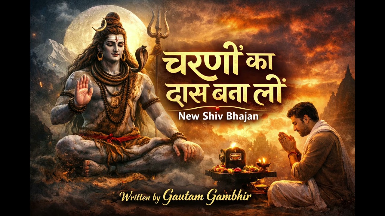 चरणों का दास बना लो भोले | New Shiv Bhajan 2026 | Mahadev Bhajan |