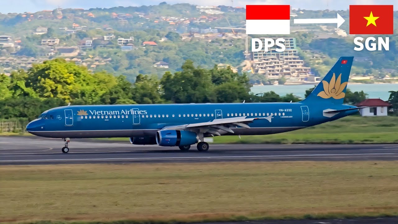NEW FULL SERVICE FLIGHT FROM 🇻🇳 | VIETNAM AIRLINES VN 640 DENPASAR - HO CHI MINH CITY ECONOMY CLASS