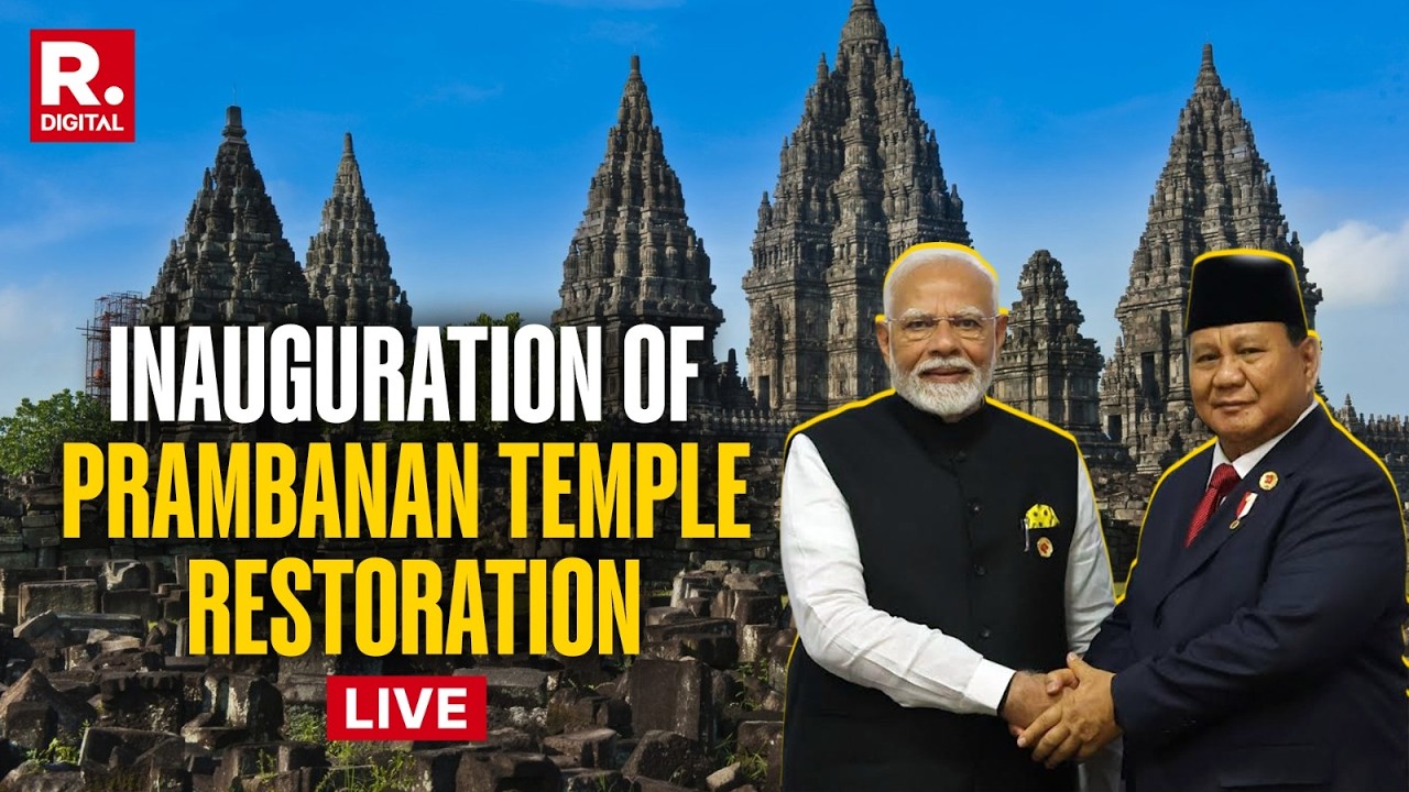 LIVE: PM Modi, President Subianto Inaugurate The Prambanan Temple Restoration Project In Yogyakarta