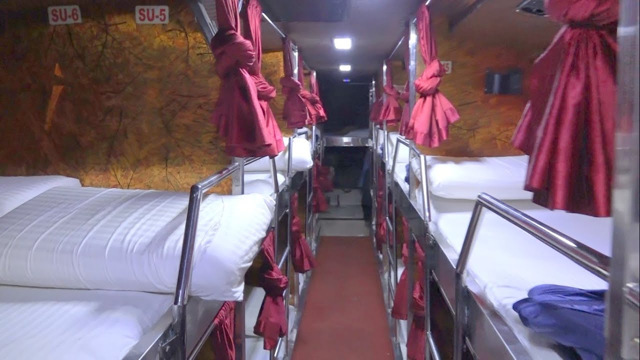 Swachh Bharat ! Latest Top Notch Multi Axle Volvo Bus With Toilet - Internal Coverage