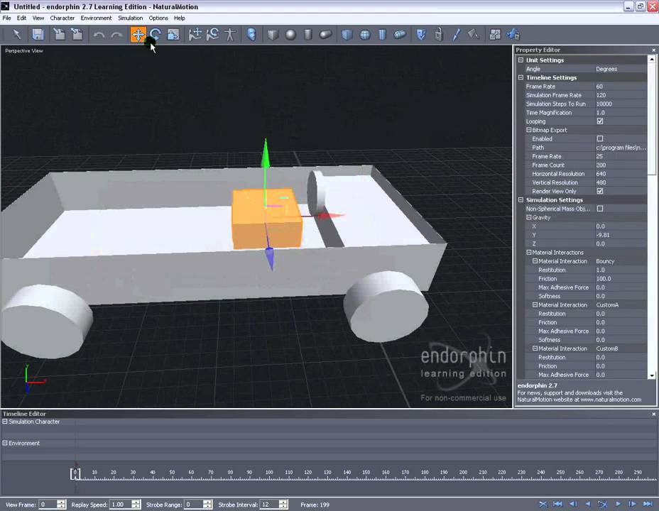 Endorphin car crash tutorial