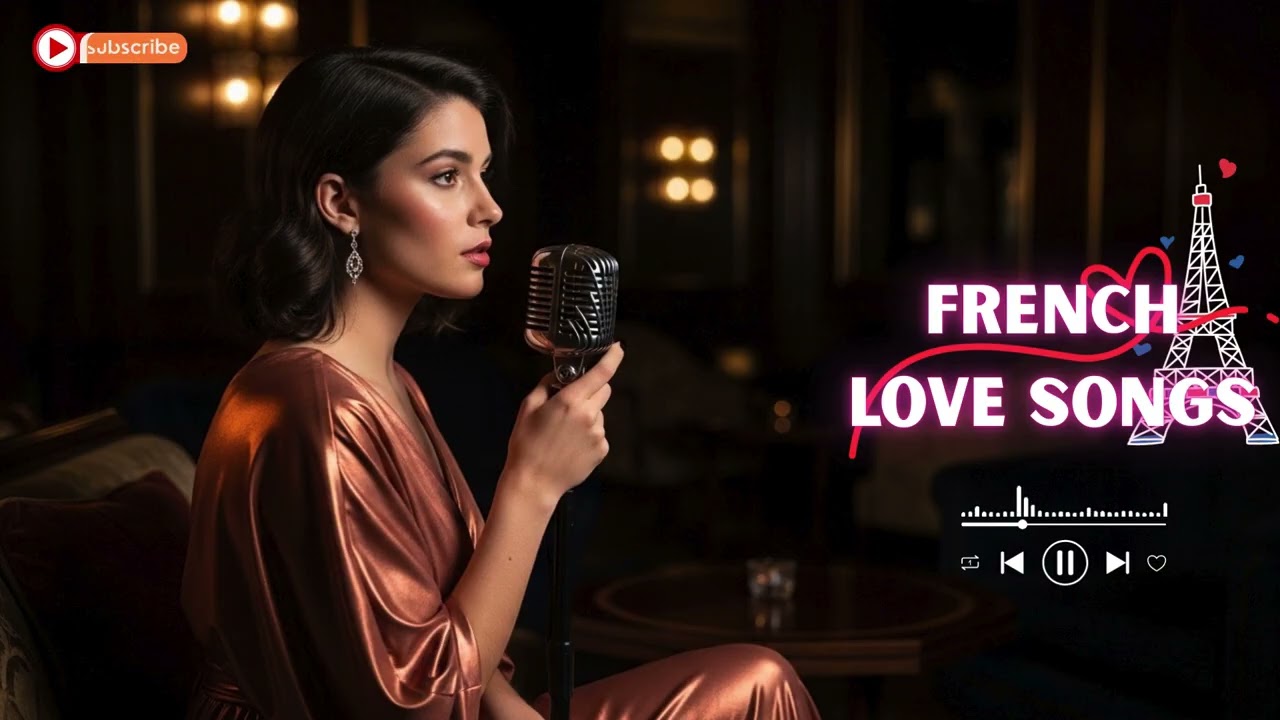 Beautiful French Love Songs 🌙 Romantic Paris Music for Quiet Nights