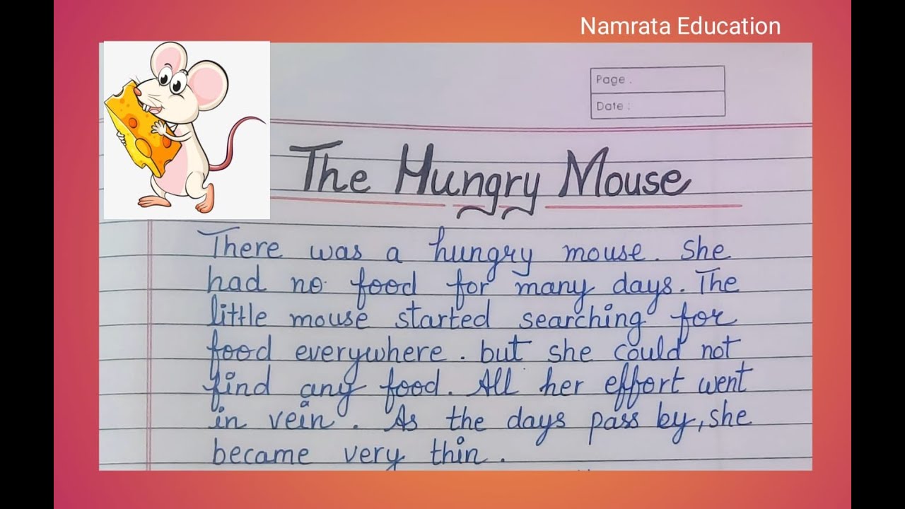The Hungry Mouse moral story in English / Story Writing with moral / Story on A Hungry Mouse