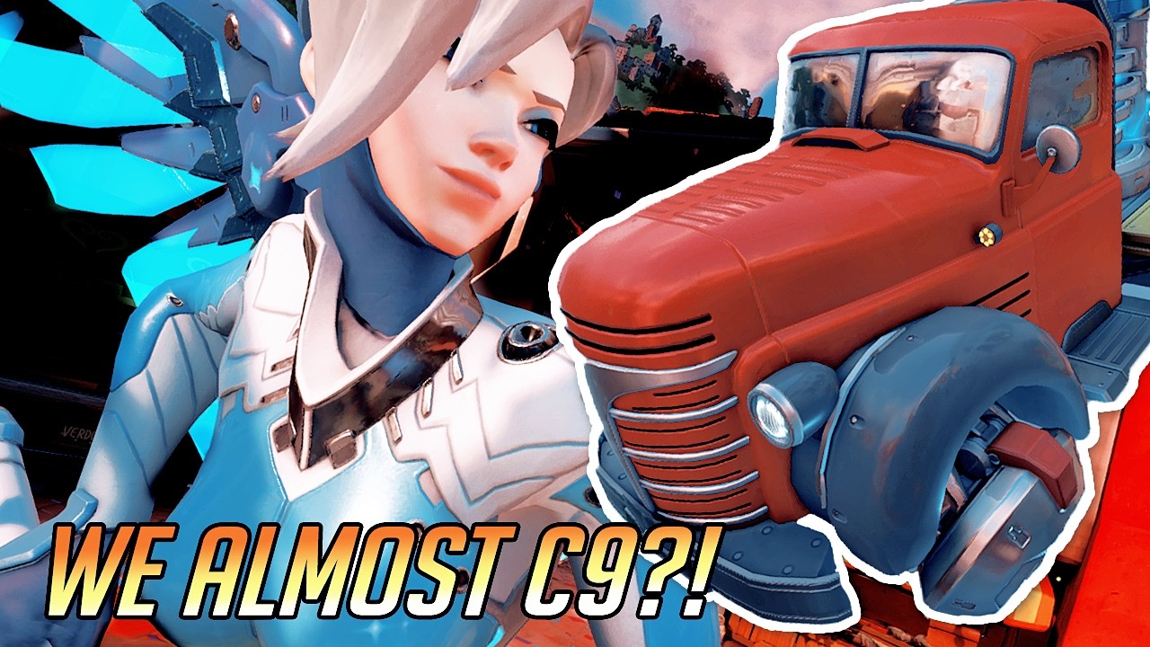 C9 leads to a close game - Champion Mercy gameplay