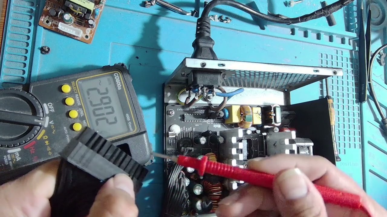 REPARACION DE FUENTE DE PODER GIGABYTE NO ENCIENDE SIN VOLTAJE EN STAND BY