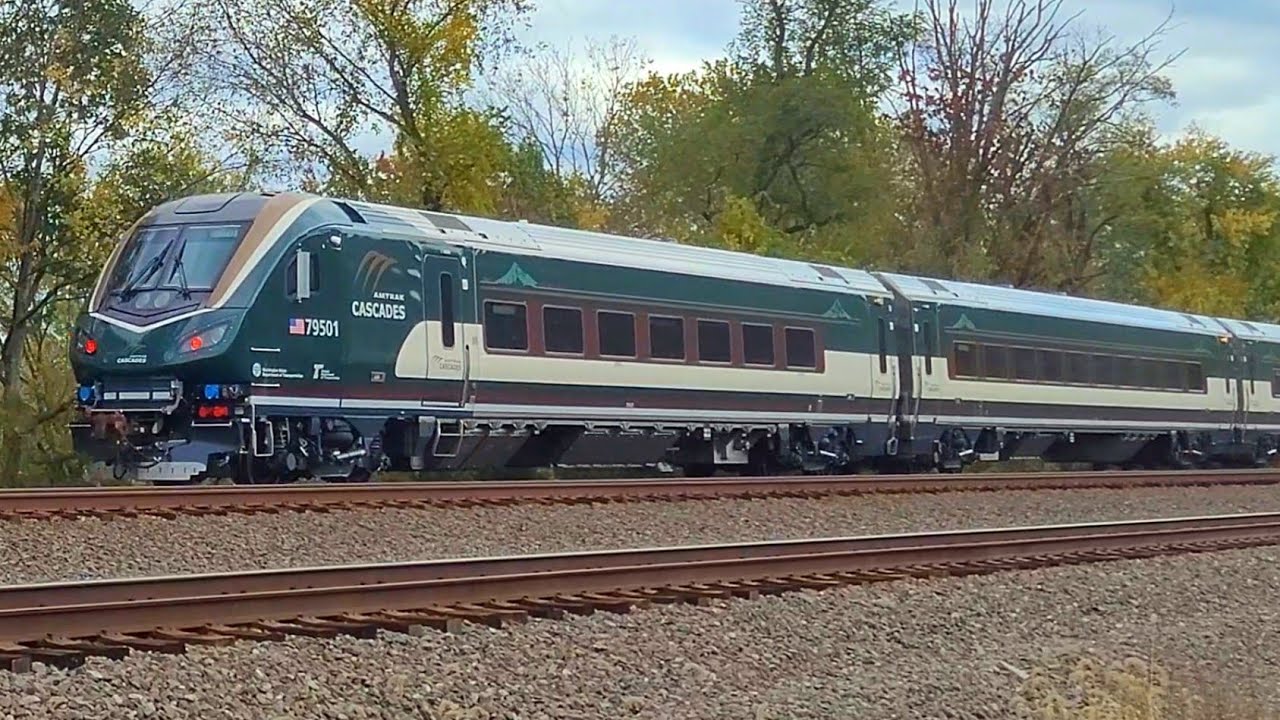 Amtrak Cascades Siemens Airo Test Train