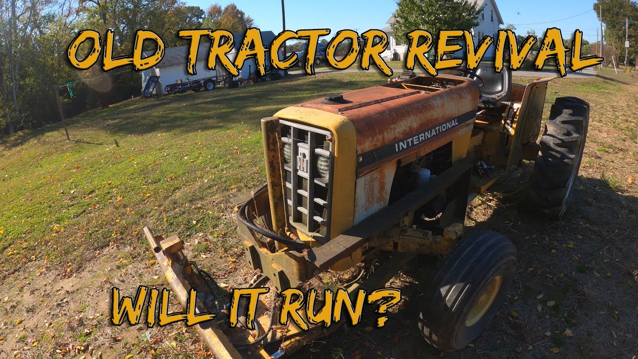 Can I get this Old Forgotten Tractor running? Tractor Revival