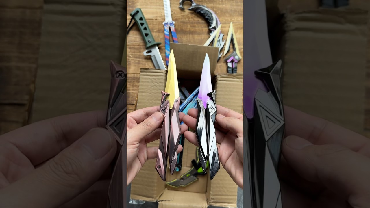 Singularity Butterfly Knife irl #unboxing #valorant
