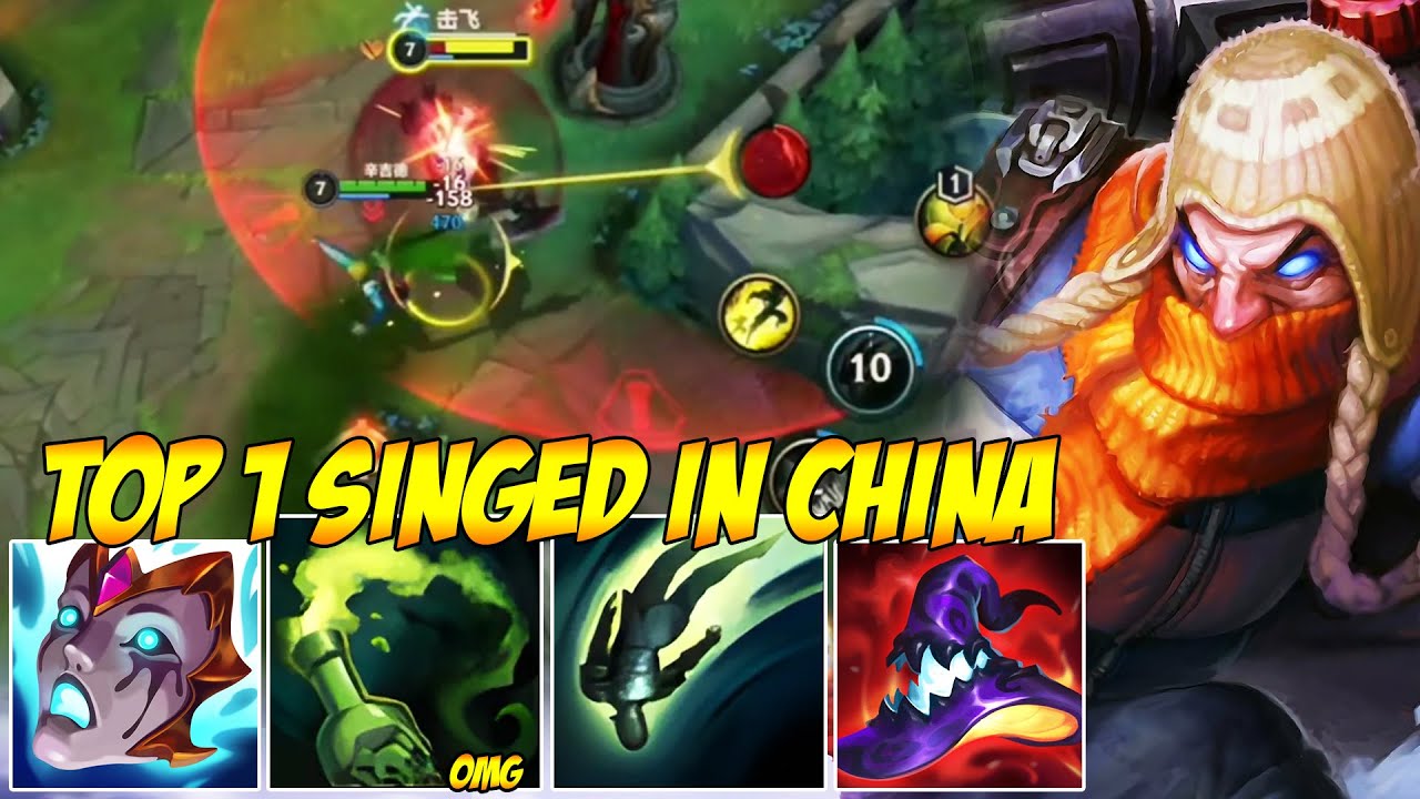 TOP 1 SINGED IN CHINA WILD RIFT - IMPOSSIBLE TO PLAY AGAINST