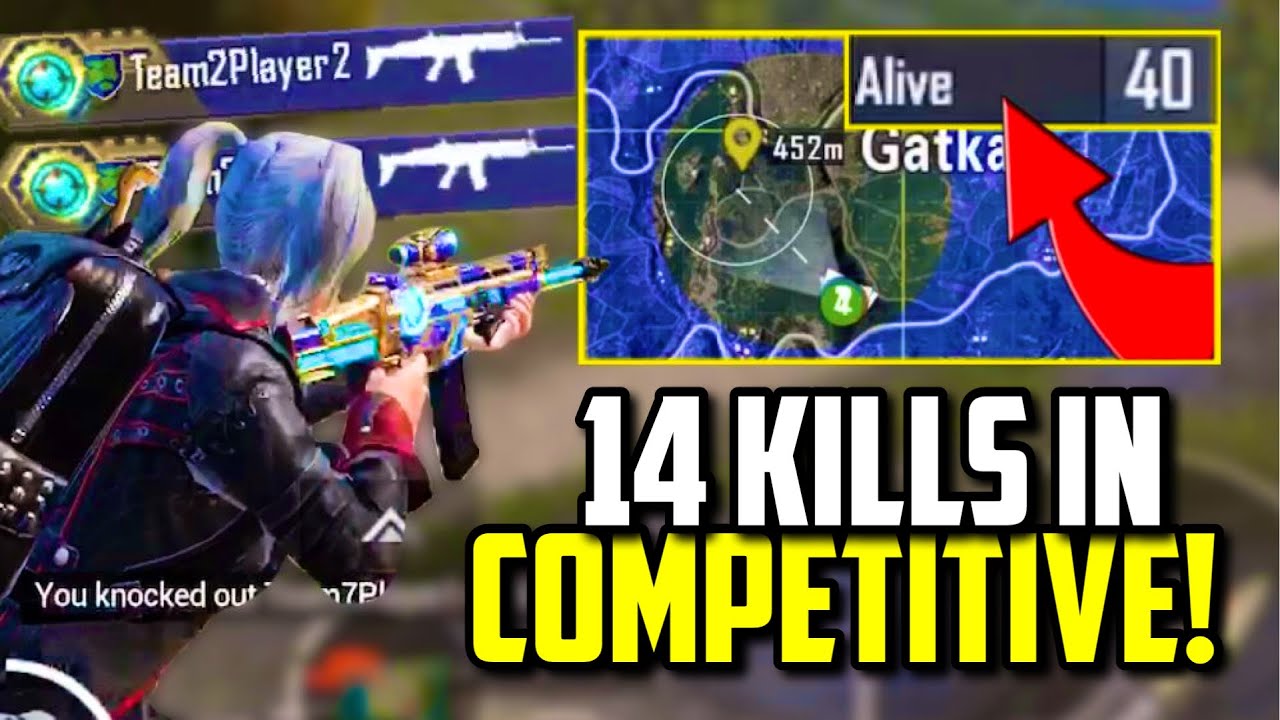 14 KILLS IN COMPETITIVE SCRIM WITH INTENSE ENDING! | PUBG Mobile