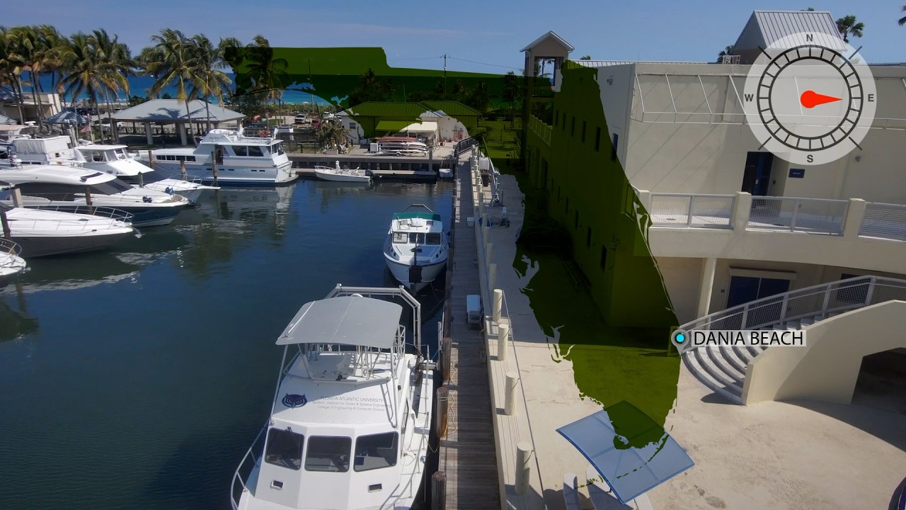 Florida Atlantic University Dania Beach campus drone footage