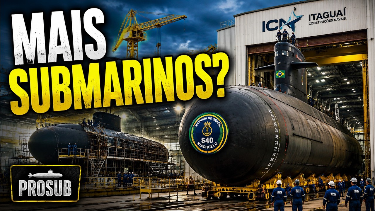 🚨 Brasil Vai Construir Mais Submarinos? O Futuro do PROSUB Est&aacute; em Jogo!