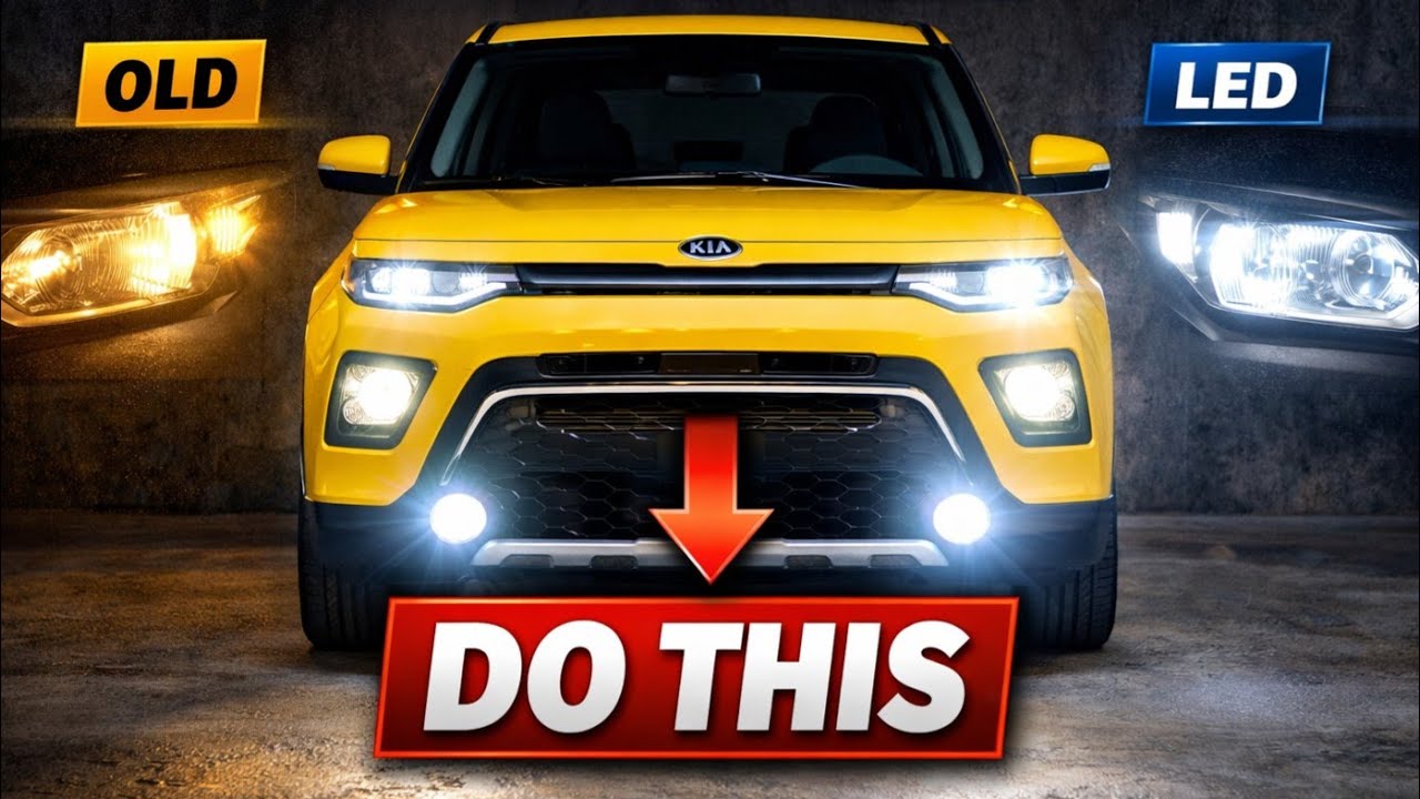 Замена фар и противотуманных фар Kia Soul | Почему светодиодные фары стоят своих денег