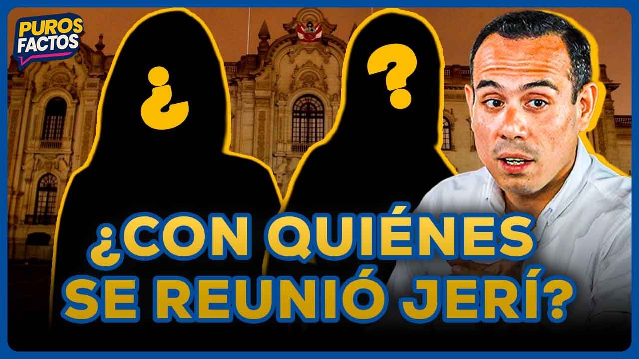 ¿Quiénes son las jóvenes que se reunieron con Jerí en su despacho? | SEGMENTO #PurosFactos