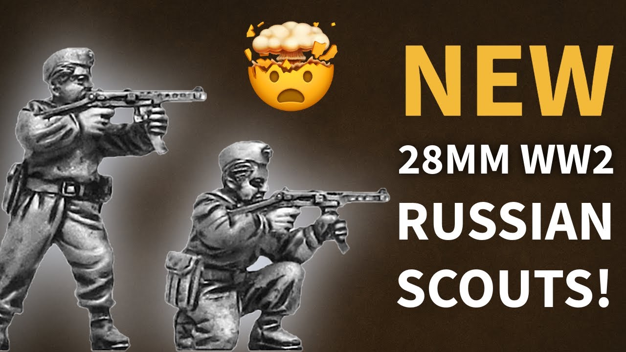 НОВЫЕ 28-мм фигурки русских разведчиков времён Второй мировой войны! Обзор миниатюр Eureka | Фигу...