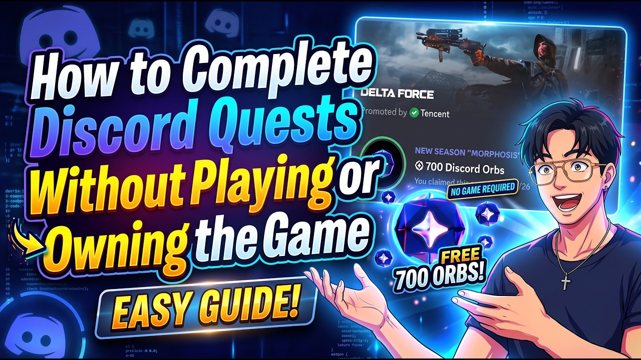 (NEW) How to Complete Discord Quests Without Playing or Owning the Game | #rviyoutube