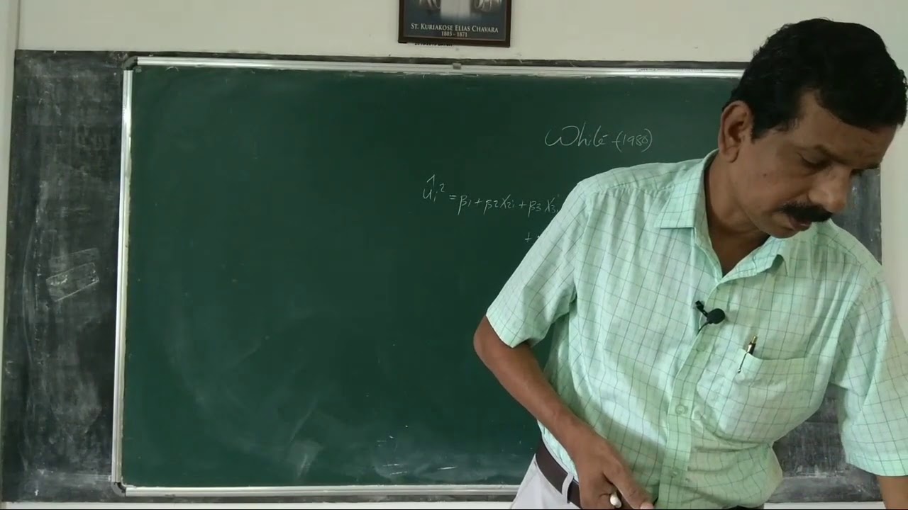 Econometrics 115 : Detection of Heteroscedasticity, White test