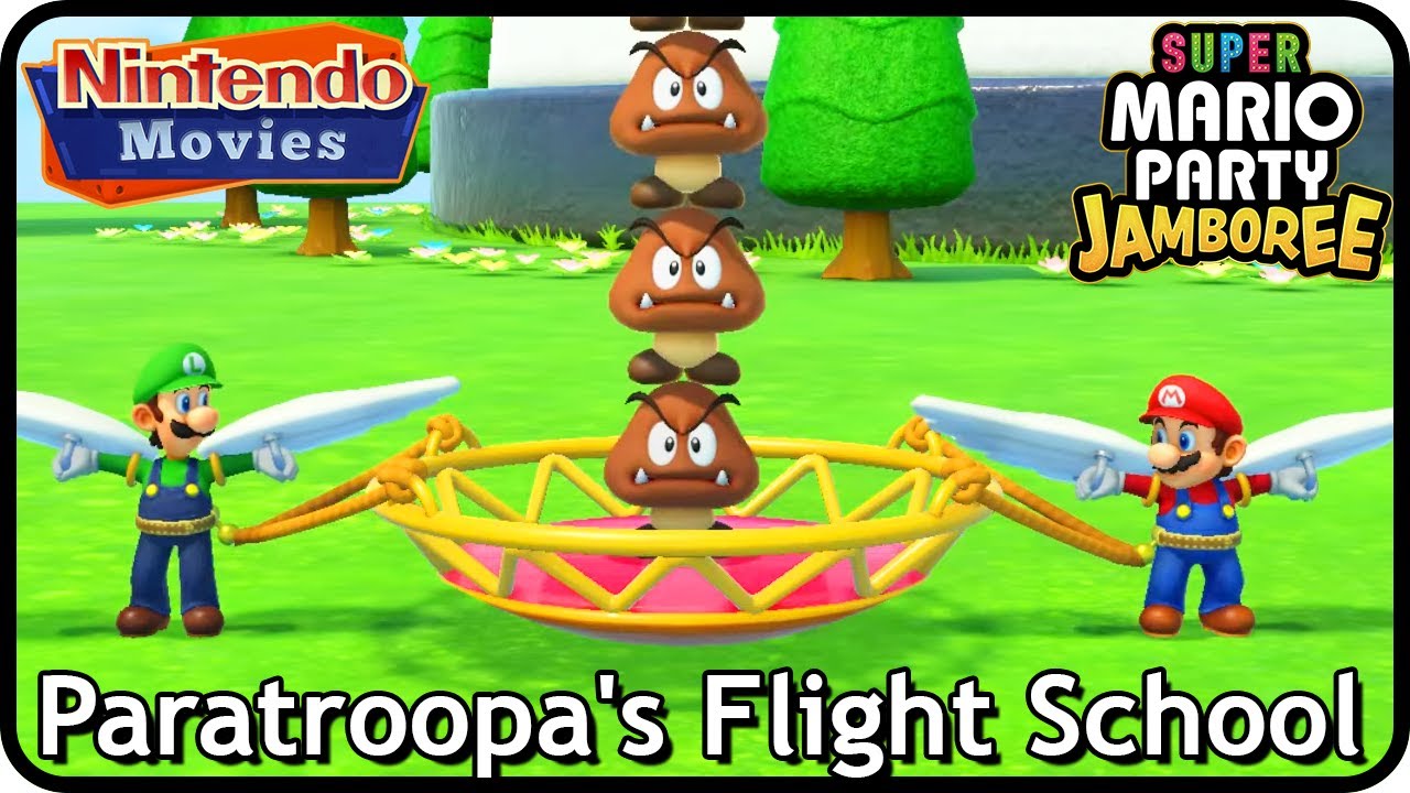 Super Mario Party Jamboree - Paratroopa's Flight School (2 players)