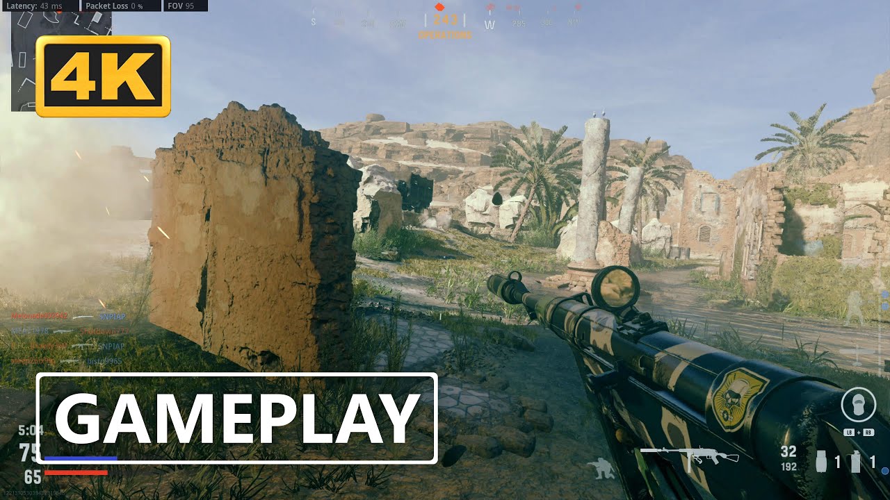 Call of Duty Vanguard Multiplayer Xbox Series X Gameplay 4K