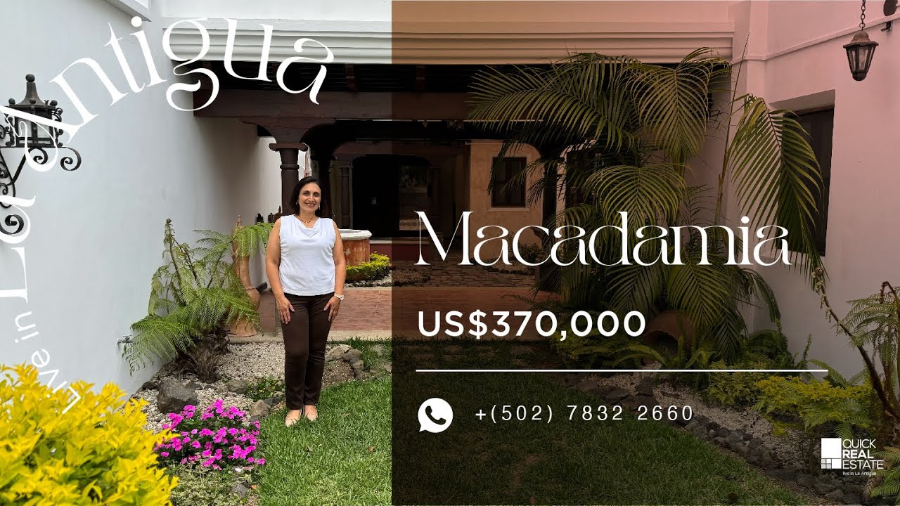 Casa en Venta en Hacienda del Comendador a 15 minutos de Antigua Guatemala US$370,000 | ID: CVF464