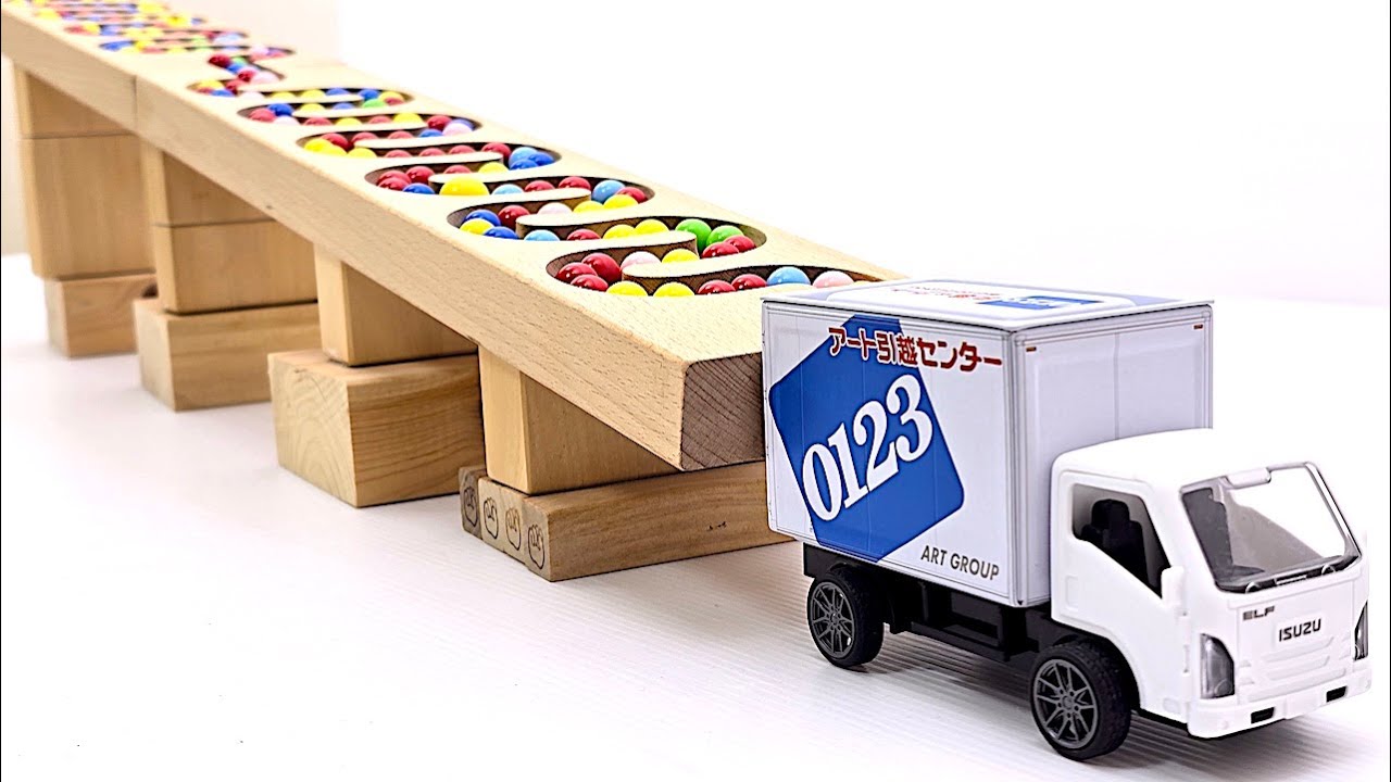 Container Truck ASMR Compilation | Marble Loading & Satisfying Sounds No Talking