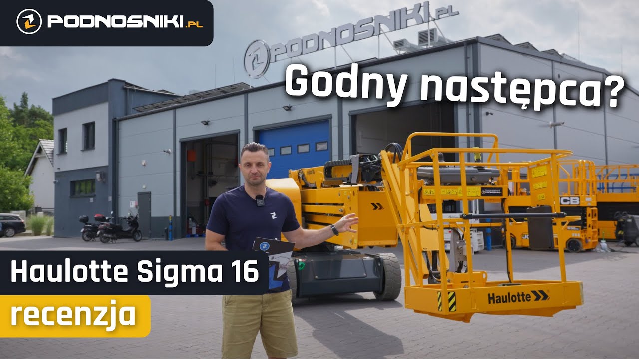 Podnośnik przegubowy Haulotte Sigma 16 - recenzja | Jak podnośniki, to PODNOSNIKI.pl #wyższypoziom