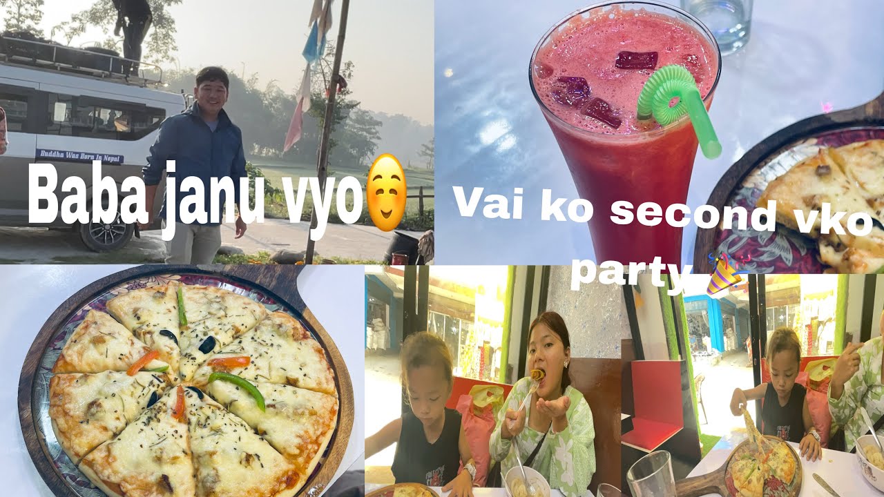 Baba janu vyo 🙃☺️🥰Vai ko second vko party 🎉 