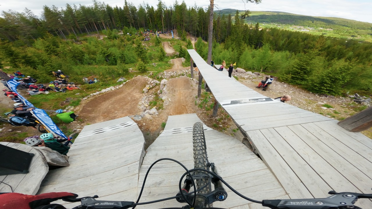 Prøver å Sykle B-Rage i Trysil