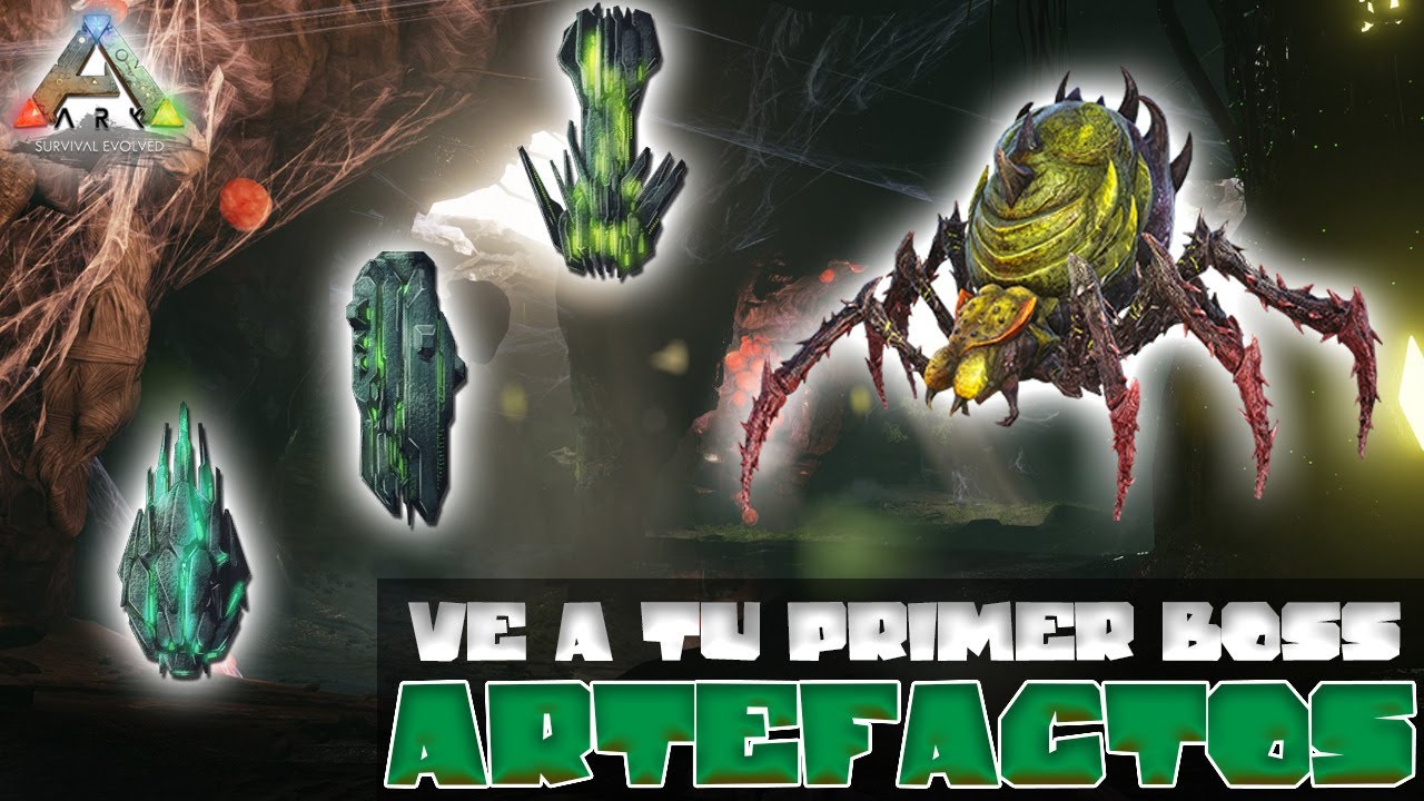 ARK SURVIVAL EVOLVED- CAMINO A TU PRIMER BOSS- ARTFACTOS PARA INVOCAR A LA ARAÑA