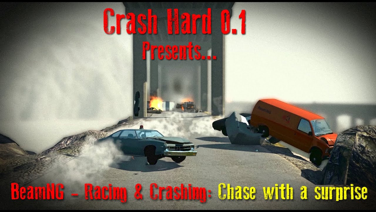 BeamNG   Racing & Crashing Chase with a surprise