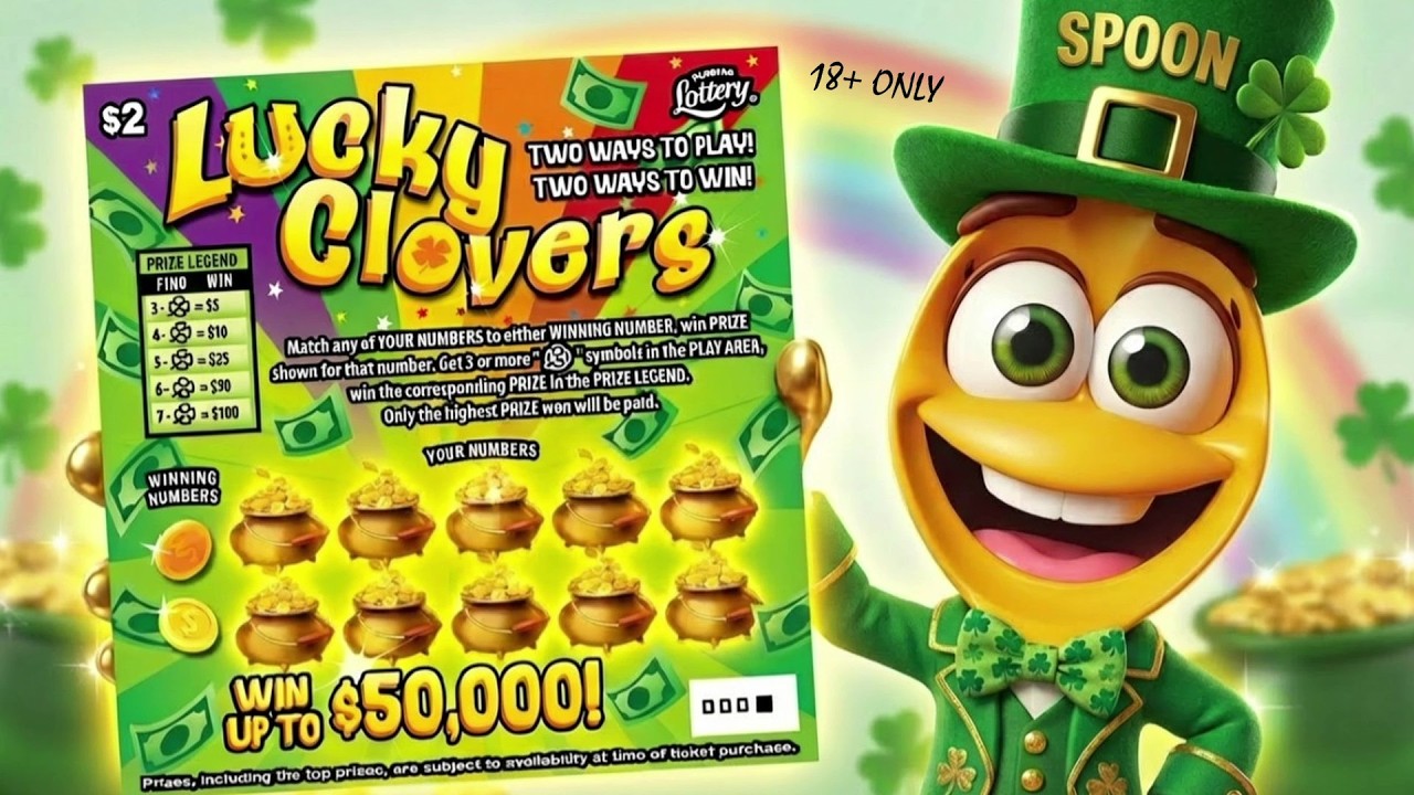 🍀 Совершенно новые скретч-карты Lucky Clovers по 2 доллара | Выгодная игра?!