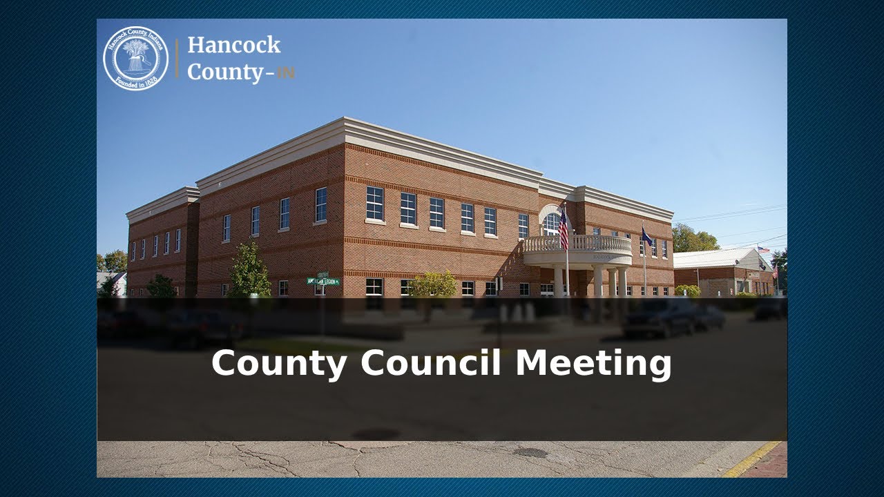 Hancock County, Indiana - Council Meeting 2/11/2026