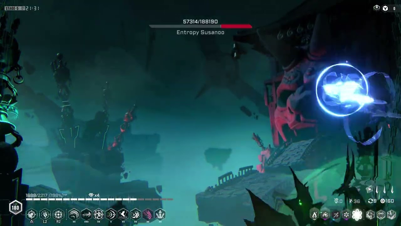 BlazBlue Entropy Effect X SUSANOO Boss Fight