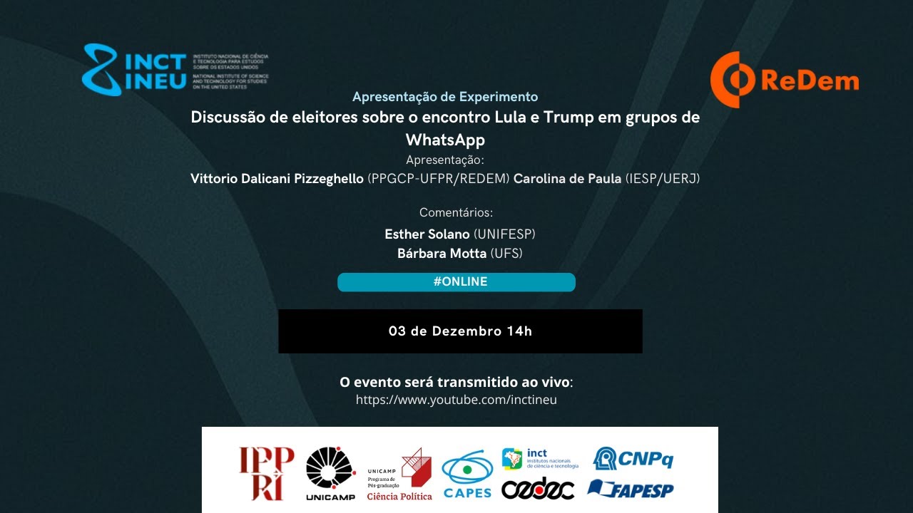 Encontro Anual INEU 2025: Brasil e Estados Unidos - Aspectos de uma relação multiforme (I)