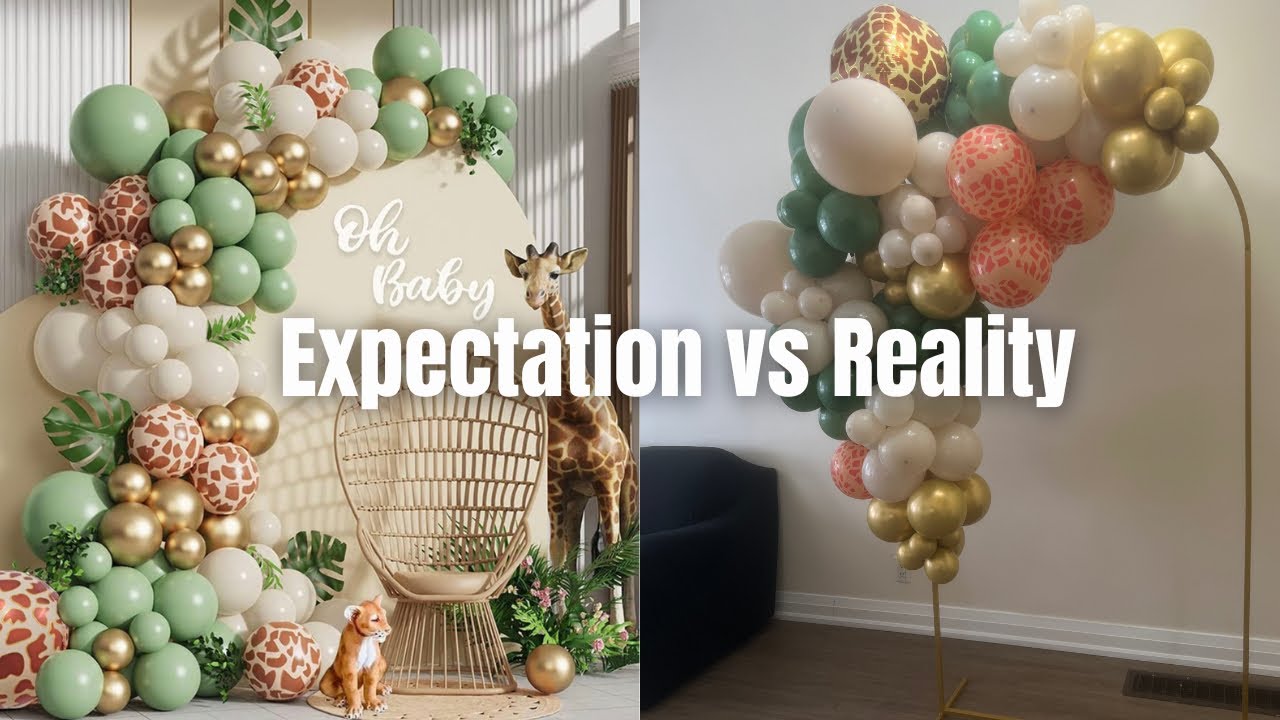 How to get the best out of your Amazon Balloon Garland Kit | DIY | Tutorial | Expectation vs Reality