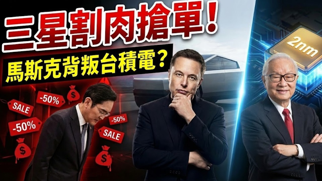 三星祭出「割肉價」搶單特斯拉！台積電 2 納米真的會被超越嗎？