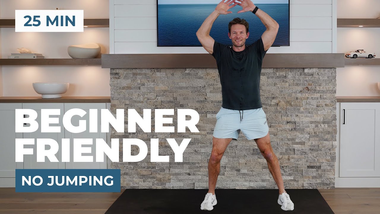 25 Min Low Impact Beginner Workout | No Jumping, No Equipment