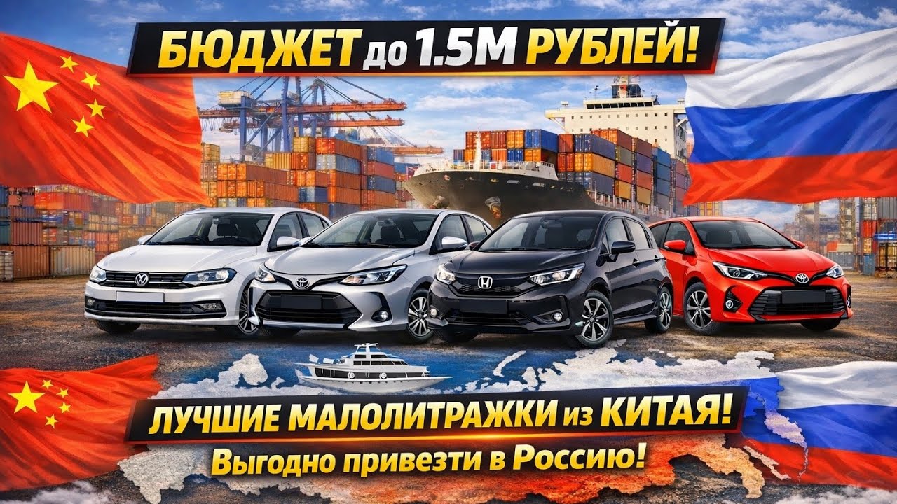 ТОП 4 АВТО до 1.500.000 рублей из КИТАЯ в феврале 2026 года?