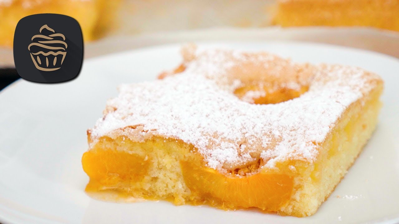 Der schnellste Marillen-Blechkuchen der Welt – So einfach, so unglaublich saftig! 🍑❤️