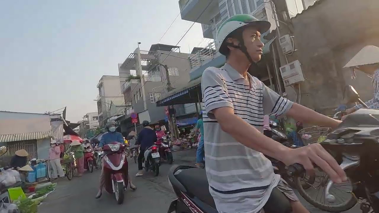 Chợ Cai Lậy quá nhộn nhịp | Cảnh chợ quê rất đẹp, rất vui | Chạy vòng Mỹ Tho