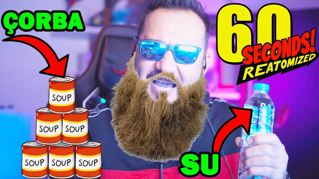 SADECE ÇORBA VE SU İLE HAYATTA KALABİLECEK MİYİZ? | 60 SECONDS REATOMIZED OYNUYORUZ