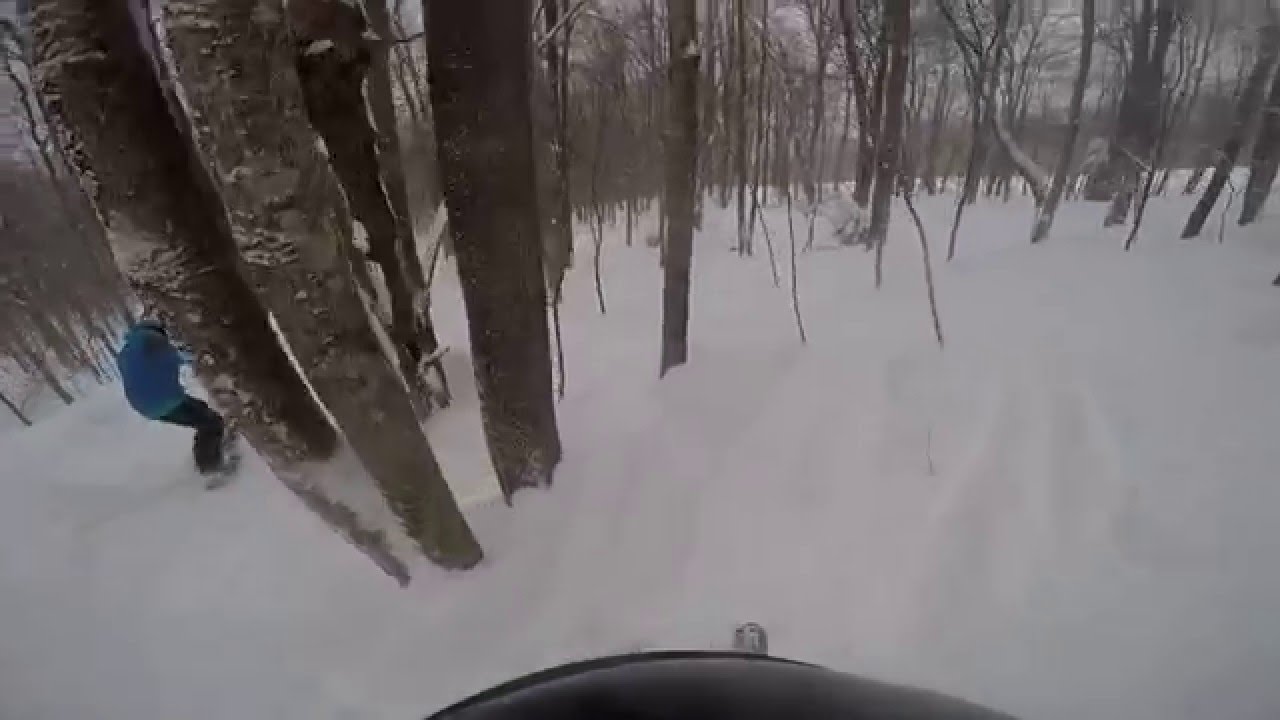 Powder Skiing Snowshoe Mountain, WV 1/23/16