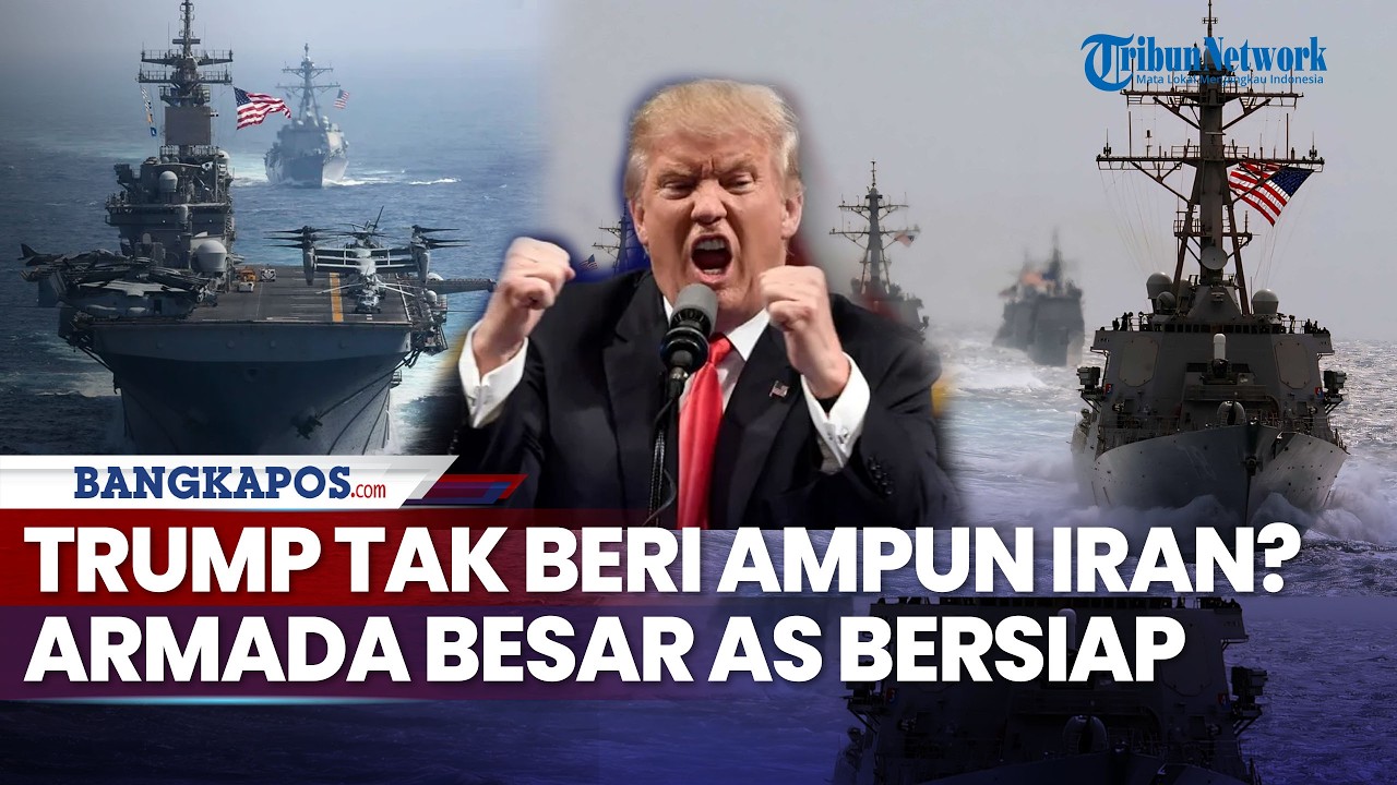 Trump Tak Beri Ampun Iran? Armada Besar AS Bersiap di Timur Tengah
